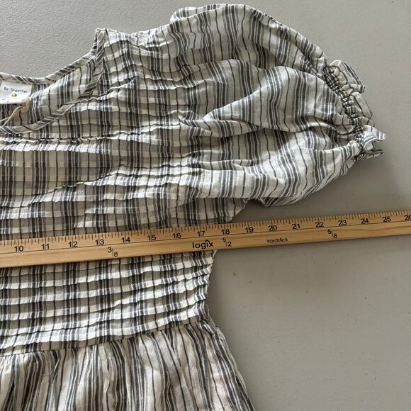 Women's Summer Dress Small Smocked Gingham Babydoll Puff Sleeves By Together - Picture 11 of 13